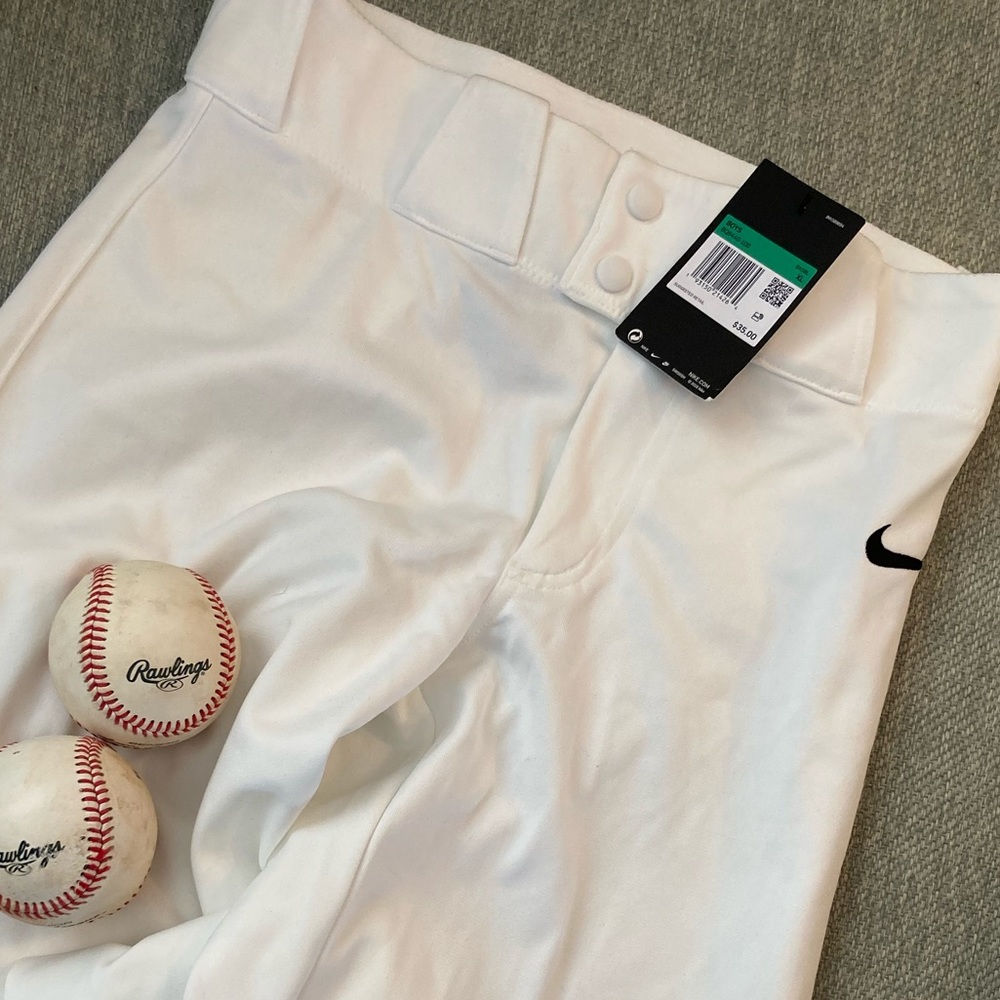 Nike Team NWT Boys XL White Baseball Pants